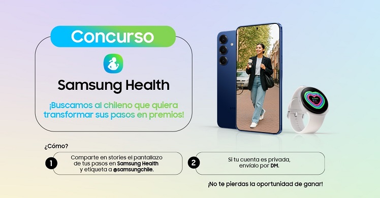 Samsung busca a la persona que más camina en chile