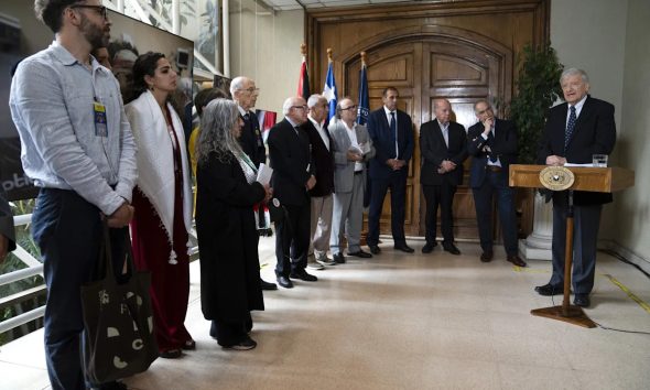 Fotógrafo palestino expone en el congreso de chile para concienciar