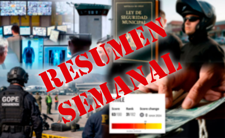 Resumen semanal, principales noticias sobre seguridad en chile
